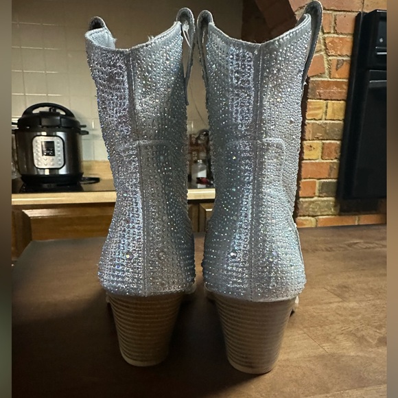NEW Full Rhinestone Booties - Picture 5 of 7